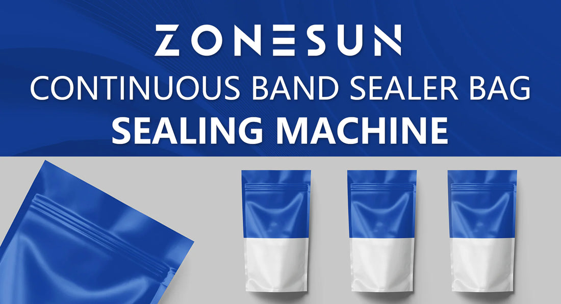 New Continuous Band Sealer: ZS-GLF100 Bag Sealing Machine