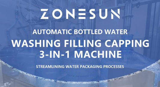 Streamlining Water Packaging Processes with the ZONESUN ZS-AFMW Automatic Bottled Water Washing Filling Capping 3-in-1 Machine