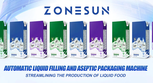 Streamlining the Production of Liquid Food with ZONESUN ZS-AUBP Automatic Liquid Filling and Aseptic Packaging Machine
