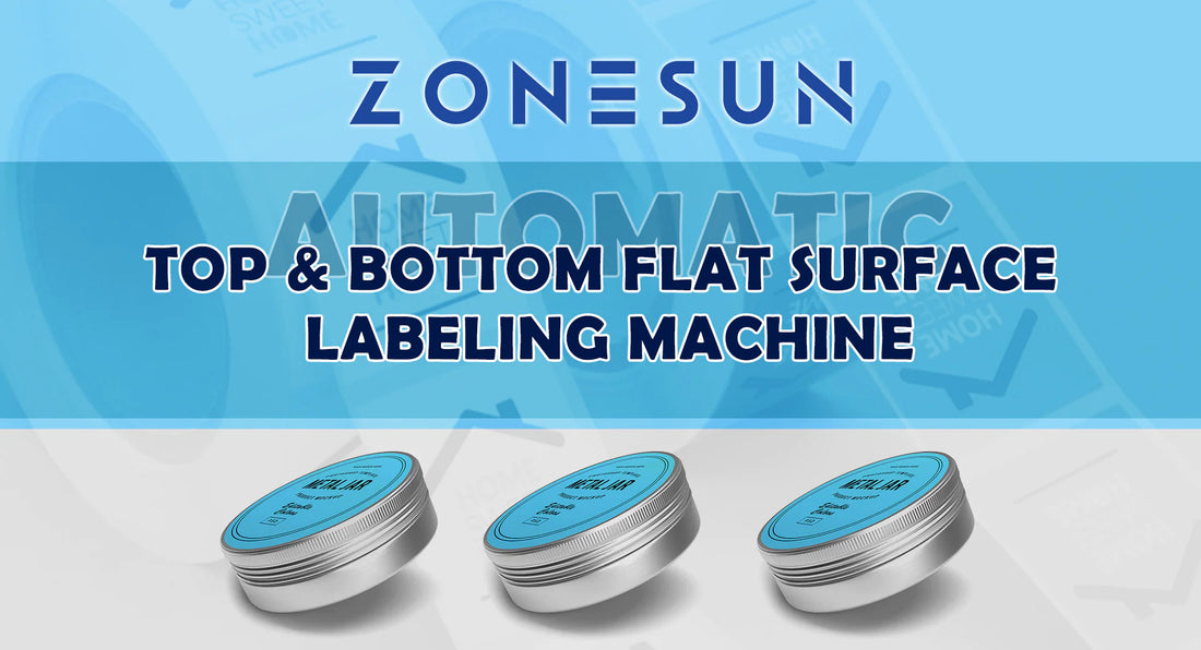 ZONESUN ZS-TB602 Automatic Top & Bottom Flat Surface Labeling Machine: Enhancing Packaging Efficiency and Quality