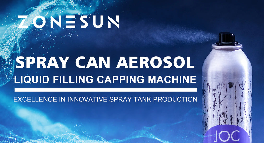 Revolutionizing Spray Can Production: ZONESUN ZS-QW1600 Automatic Aerosol Can Filling Capping Machine