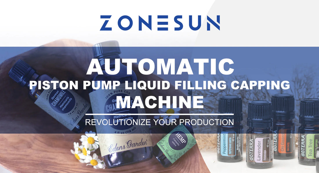 Boost Your Production with Zonesun ZS-AFC24 Automatic Piston Pump Liquid Filling Capping Machine