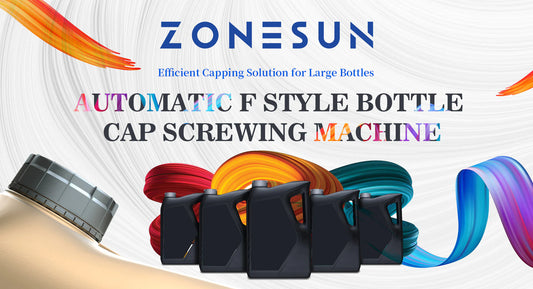 ZONESUN ZS-XG442F Automatic F Style Bottle Cap Screwing Machine: A Reliable Solution for Efficiently Capping Large Bottles