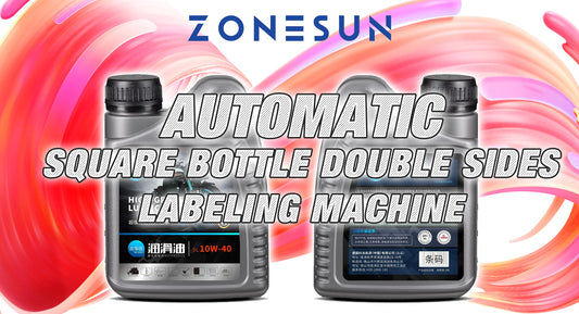 ZONESUN ZS-TB300R Automatic Square Bottle Double Sides Labeling Machine