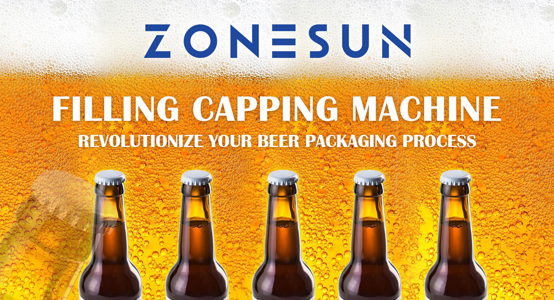 Best Beer Filler Capper Monoblock: ZONESUN ZS-CFC4 Filling Capping Mac