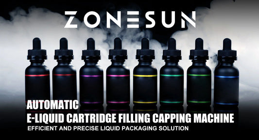 ZONESUN ZS-EL450 Automatic E-Liquid Cartridge Filling Capping Machine: Enhancing Liquid Packaging Efficiency