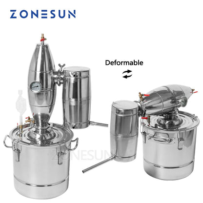 Zonesun 70L Vodka Distiller Whiskey Still