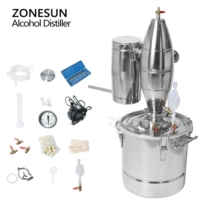 Zonesun 70L Vodka Distiller Whiskey Still