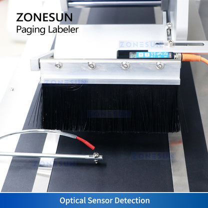 Zonesun ZS-TB502P Automatic Paging Labeling Machine Sensor