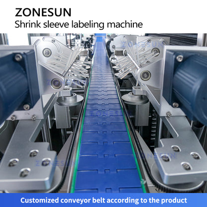 ZONESUN ZS-STB150L Bottle Sleeve Labeling Machine with Shrink Tunnel