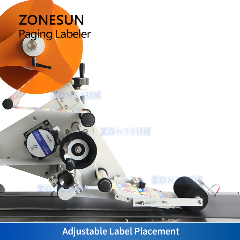 Zonesun ZS-TB502P Automatic Paging Labeling Machine Labeling Mechanism