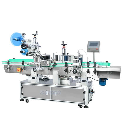 Zonesun ZS-TB822D Automatic Double Sides Positioning Round Bottle Labeling Machine