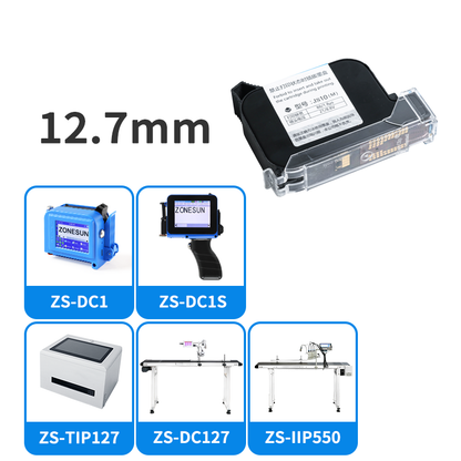 Caja de tinta ZONESUN para máquina de codificación de impresora de inyección de tinta inteligente de mano