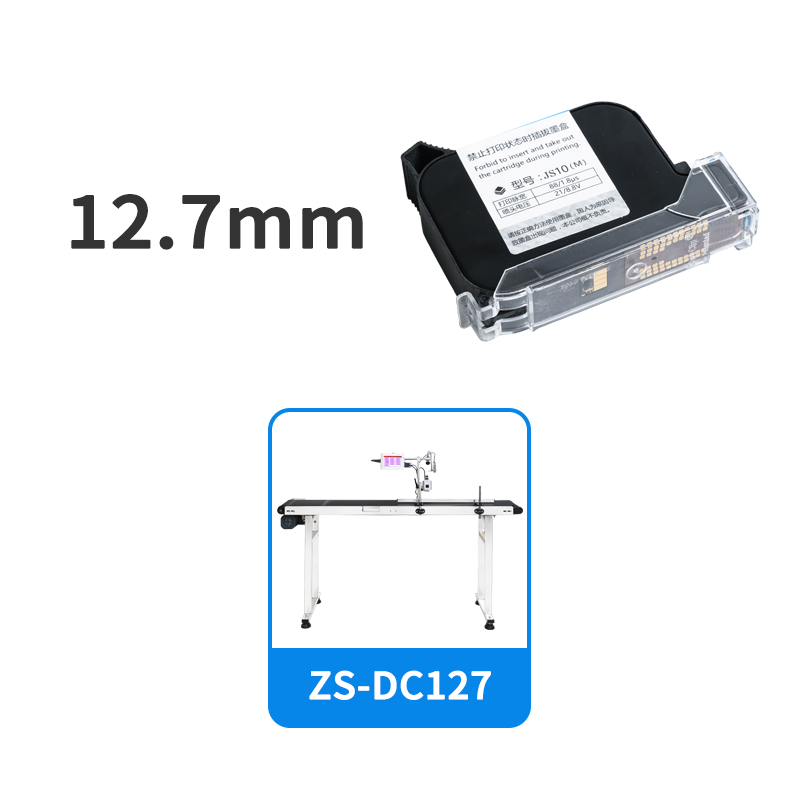 Caixa de tinta ZONESUN para máquina de codificação de impressora a jato de tinta inteligente portátil