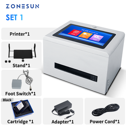 ZONESUN ZS-TIP127 Tabletop Inkjet Date Coding Machine