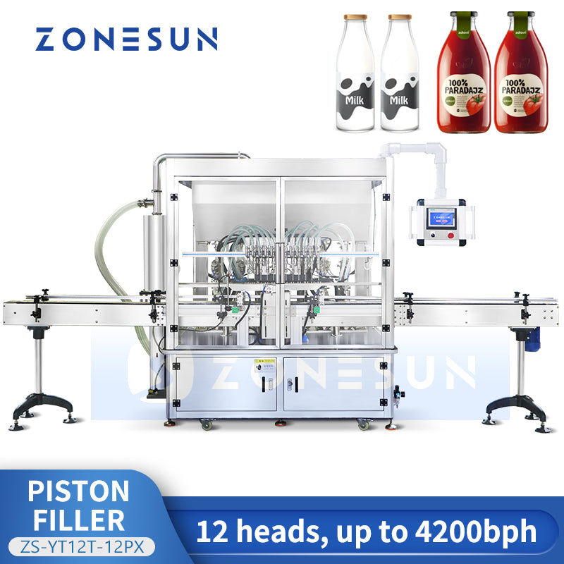 ZONESUN ZS-YT12T-12PX Automatic Piston Filler