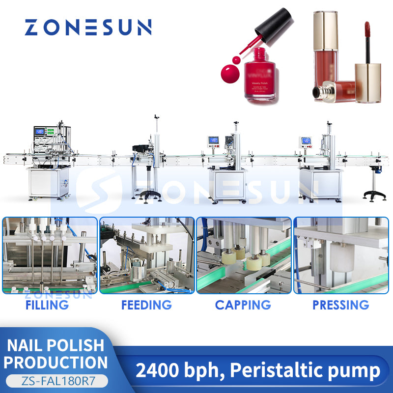 Zonesun ZS-FAL180R7 Nail Polish Packaging Line