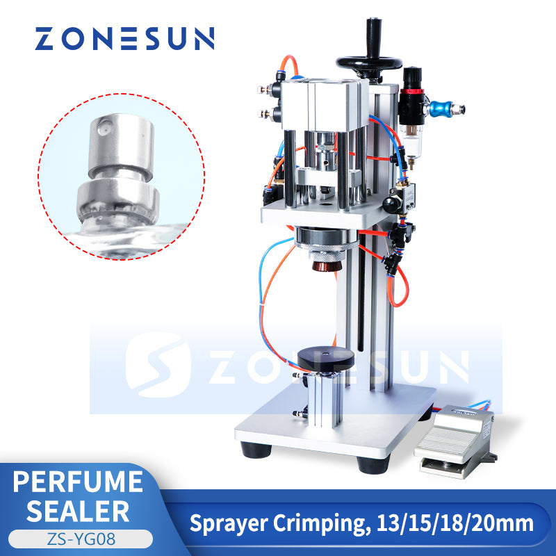 ZONESUN ZS-YG08 Pneumatic Perfume Crimping Machine