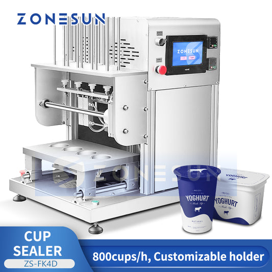 Zonesun ZS-FK4D Precut Lid Cup Sealer