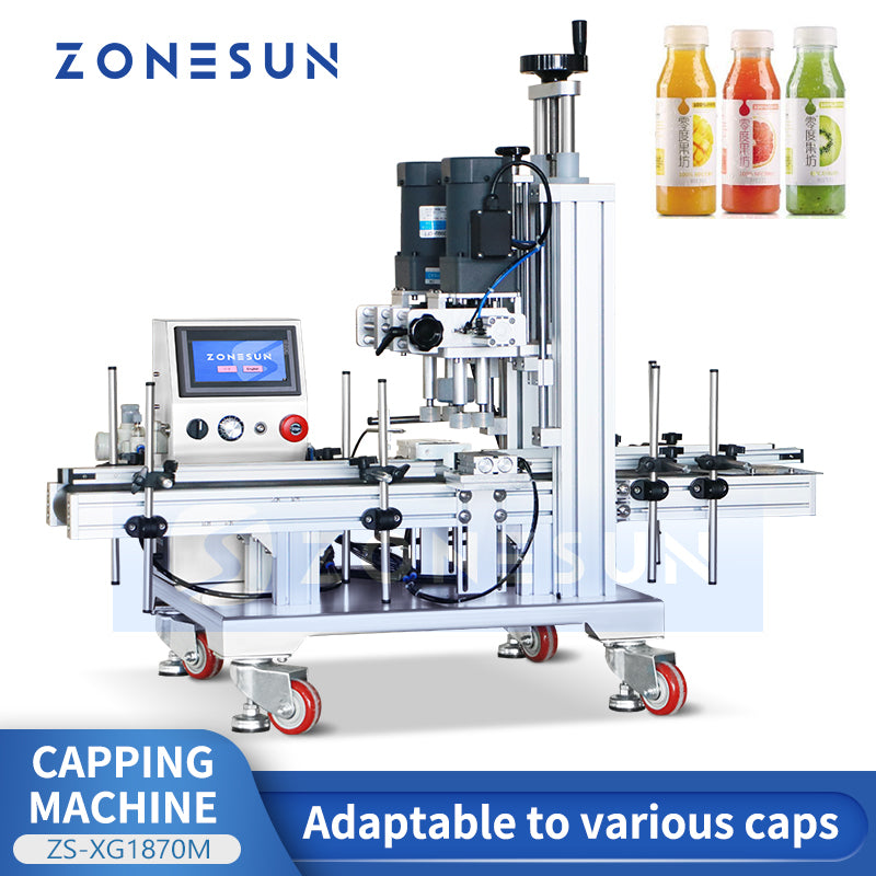 Zonesun ZS-XG1870 4-wheel Bottle Capping Machine
