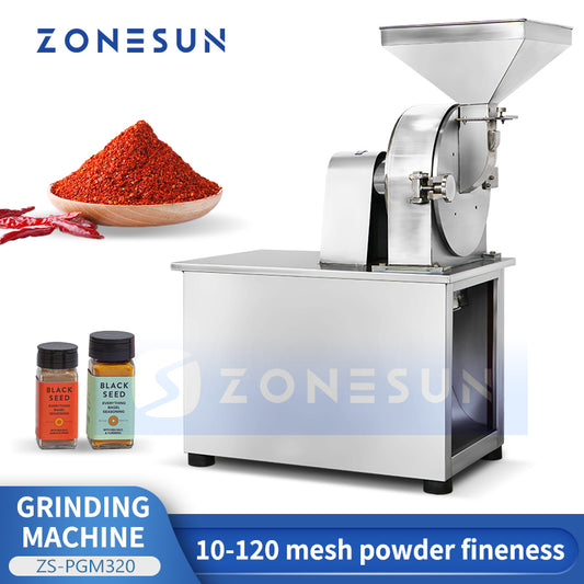 ZONESUN Chili Powder Grinder Ultra Fine Powder Grinding Machine ZS-PGM320