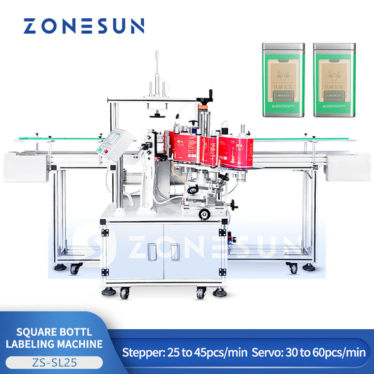 Zonesun ZS-SL25 Square Bottle Wrap-around Labeling Machine