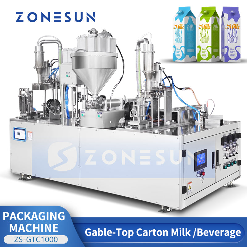 Zonesun Gable Top Packaging Machine ZS-GTC1000