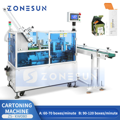 Zonesun ZS-KW080 Top Loading Cartoner