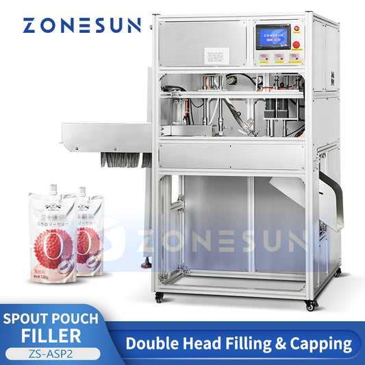 ZONESUN ZS-ASP2 Automatic Spout Pouch Filling and Capping Machine