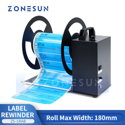 Rebobinador automático de etiquetas ZONESUN ZS-LRA8 