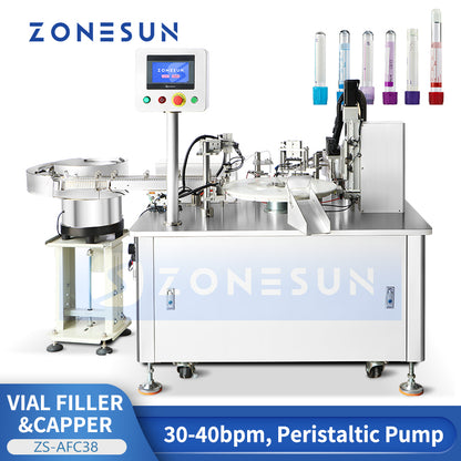 Zonesun ZS-AFC38 Test Tube Filling and Capping Machine