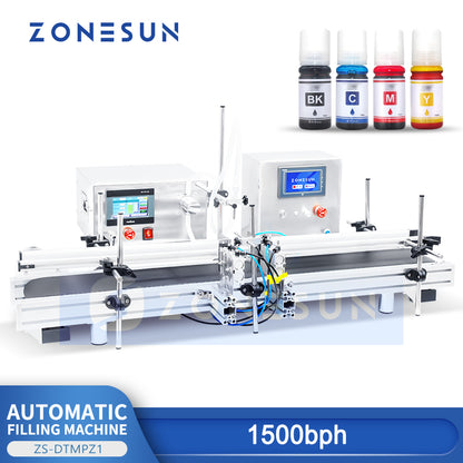 ZONESUN ZS-DTMPZ1 Automatic Single Nozzle Magnetic Pump Liquid Filling Machine