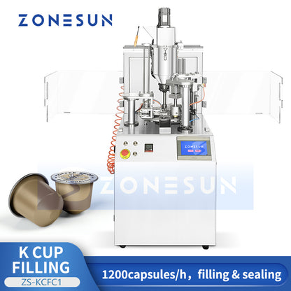 Zonesun ZS-KCFC1 Coffee K Cup Filling Machine Monoblock