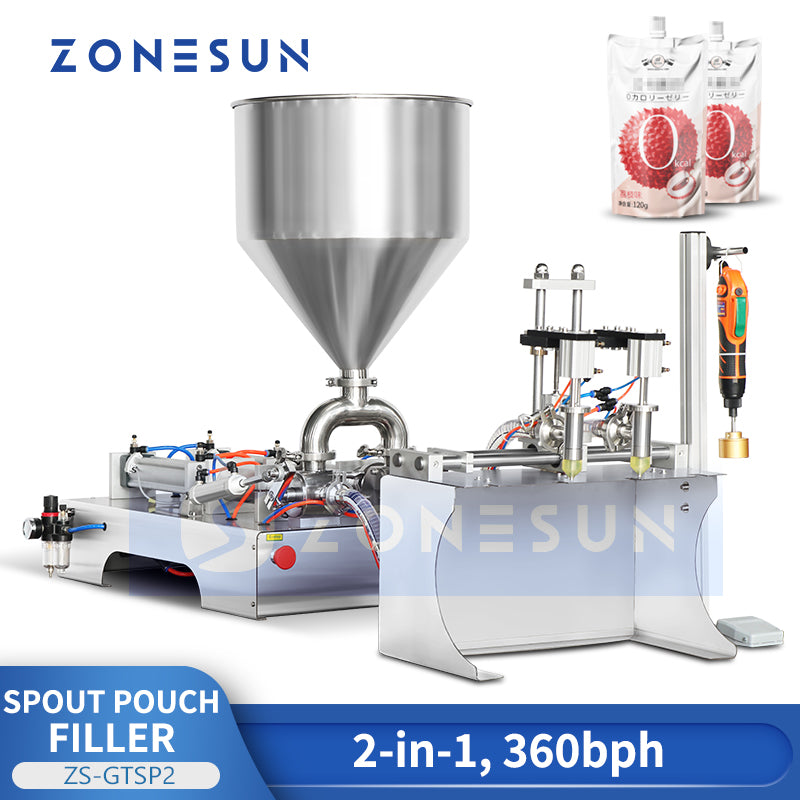 Zonesun Spout Pouch Filling and Capping Machine