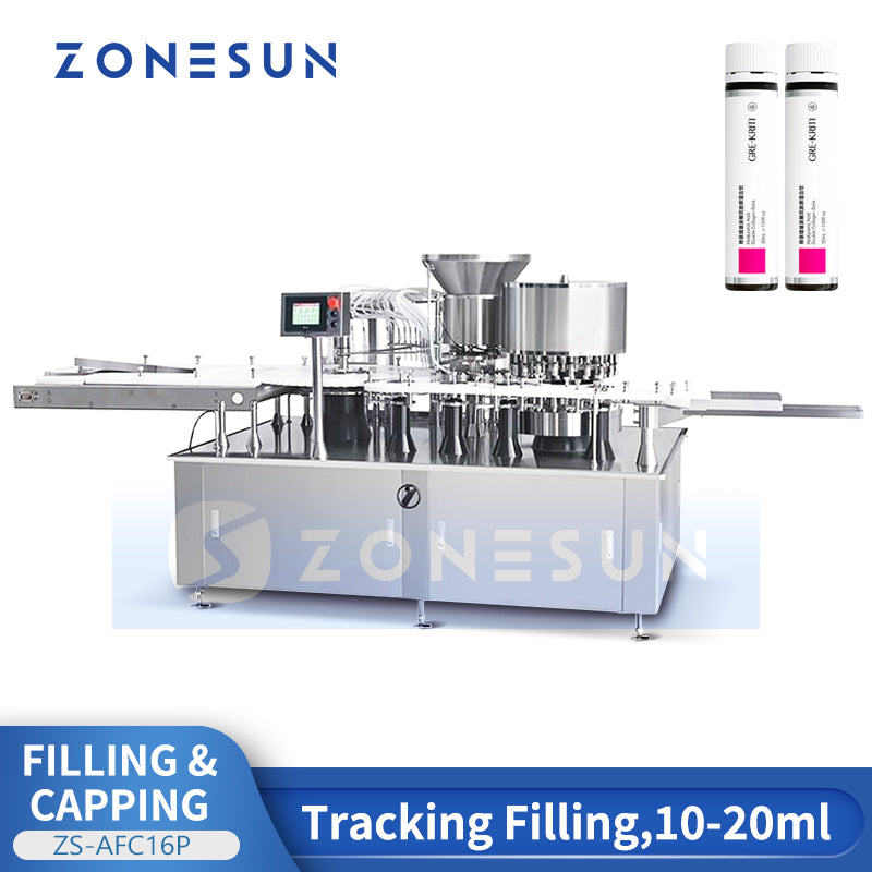 ZONESUN Automatic Vial Filling and Capping Machine ZS-AFC16P