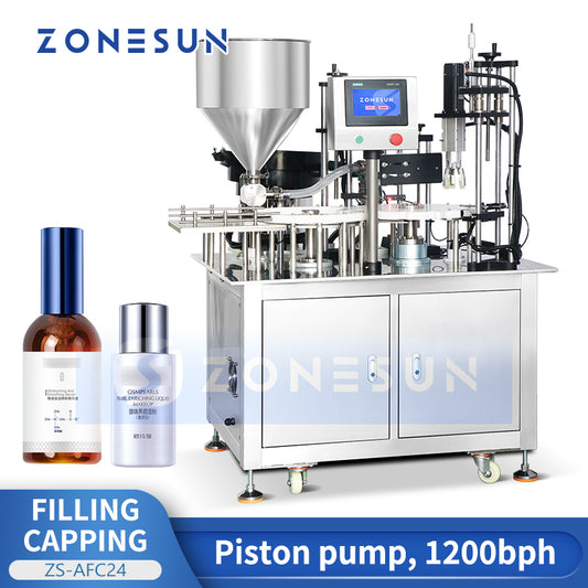 ZONESUN Automatic Bottle Filling and Capping Machine ZS-AFC24