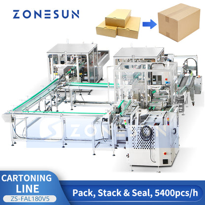 Zonesun ZS-FAL180V5 Automatic Cartoning Line