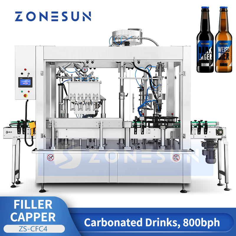 ZONESUN ZS-CFC4 Automatic Beer Bottling Machine