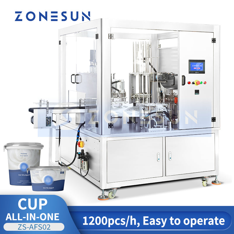 Zonesun ZS-AFS02 Cup Filling and Sealing Monoblock