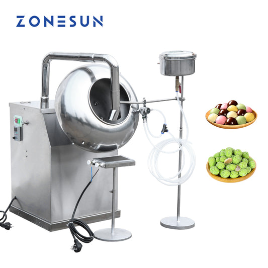 Zonesun ZS-BY300 Candy Coating Machine Gummy Sugar Coating Machine