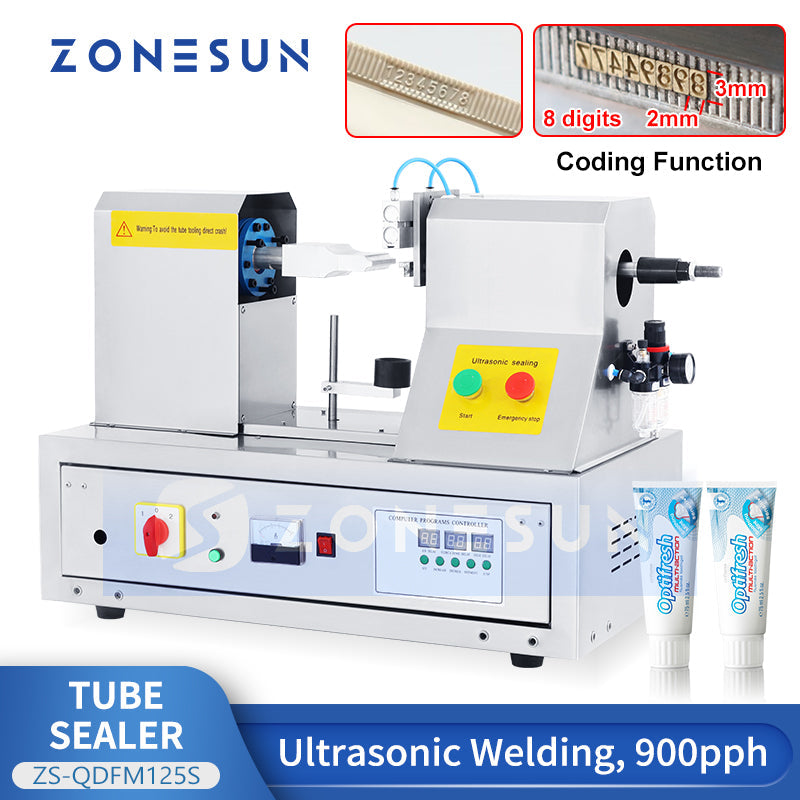ZONESUN QDFM-125S Ultrasonic Plastic Tube Sealing Machine