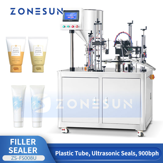 Zonesun ZS-FS008U Plastic Tube Filling & Sealing Monoblock