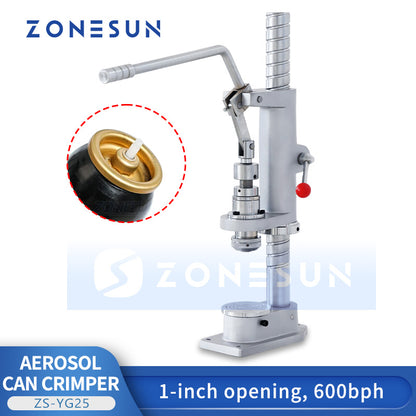 ZONESUN ZS-YG25 Aerosol Can Sealing Machine