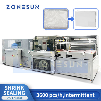 Zonesun ZS-FM400 High Speed Heat Shrink Wrap Machine