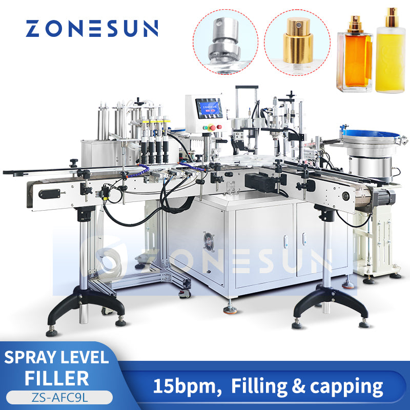 Zonesun ZS-AFC9L Automatic Perfume Packaging Machine Monoblock