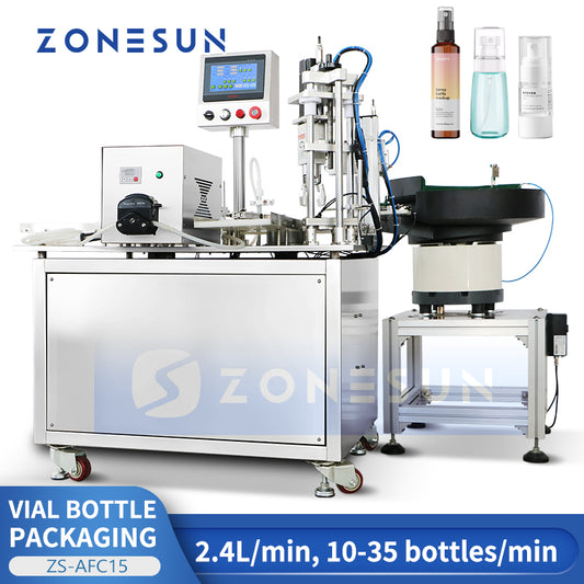 ZONESUN ZS-AFC15 Automatic Bottle Filling and Capping Machine