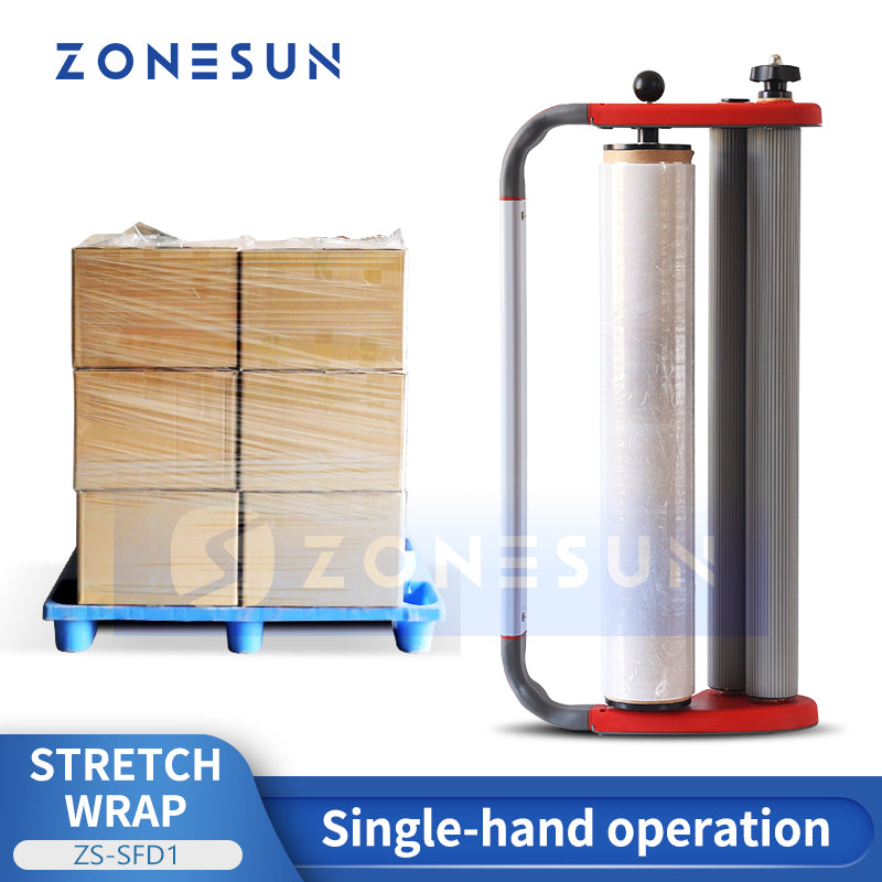 ZONESUN ZS-SFD1 Handheld Stretch Film Dispenser Stretch Film Wrapper