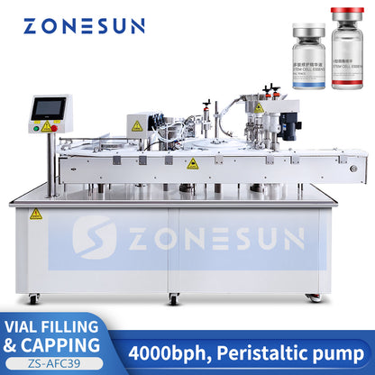 Zonesun ZS-AFC39 Vial Filling and Capping Monoblock