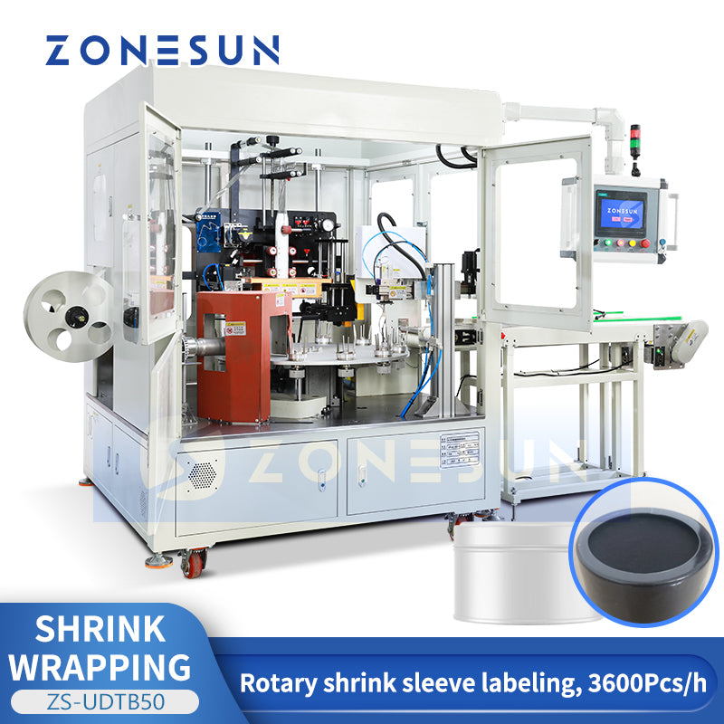 Zonesun ZS-UDTB50 Rotary Shrink Sleeve Labeling Machine