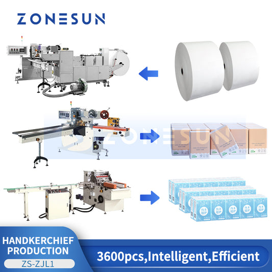 Zonesun ZS-ZJL1 Facial Tissue Converting Line